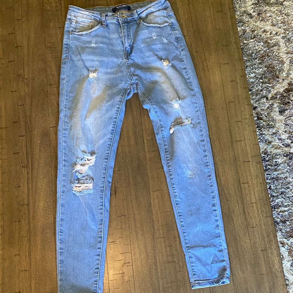 EUC wax jeans skinnys